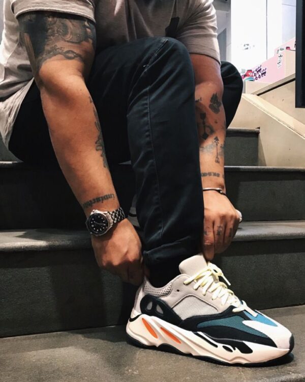 Adidas Yeezy 700 Wave Runner - Premium Leather Sneakers - Image 3