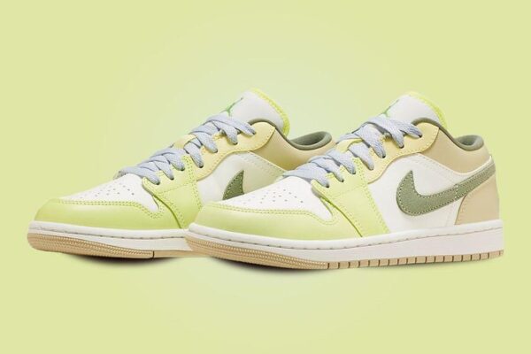 Nike Air Jordan 1 Low "Sail Pine Green" Sneakers: Classic Style with a Fresh Twist - Image 4