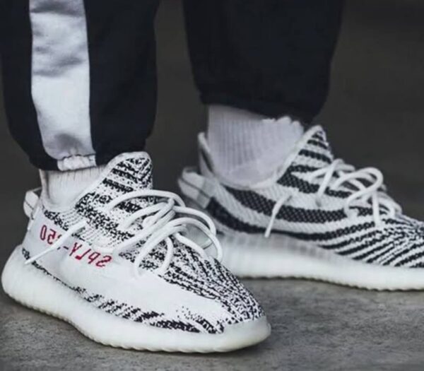 Adidas Yeezy 350 V2 "Zebra" - Men's Sneakers - Image 2