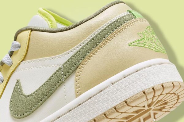 Nike Air Jordan 1 Low "Sail Pine Green" Sneakers: Classic Style with a Fresh Twist - Image 6