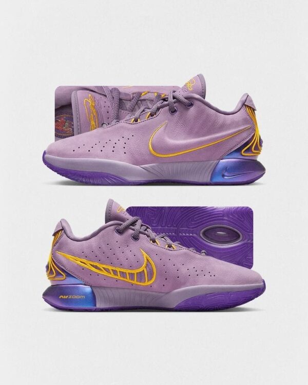 Nike LeBron 21 "Purple Rain" Basketball Shoes: Rule the Court with Style and Performance - Image 4