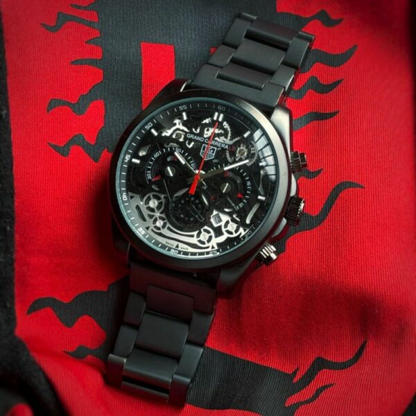 TAG Heuer CR7 Matt Black Watch - Bold and Iconic Design - Image 3