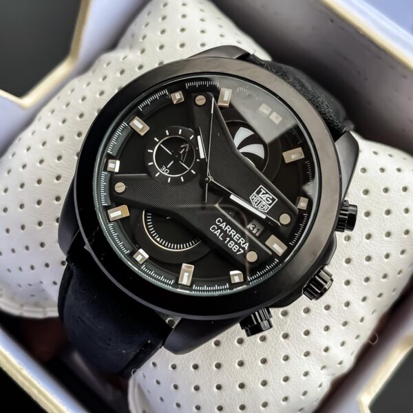 TAG Heuer CR7 Matt Black Watch - Bold and Iconic Design - Image 4