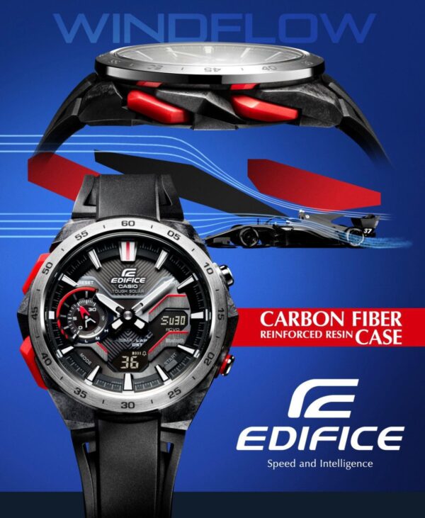 Edifice ECB-2000P Solar Powered Chronograph Watch