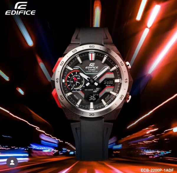 Edifice ECB-2000P Solar Powered Chronograph Watch - Image 2