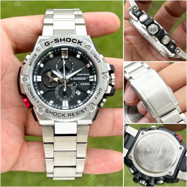 G-SHOCK G-STEEL Series Watch - Classic Black & Silver, Ultimate Durability & Style