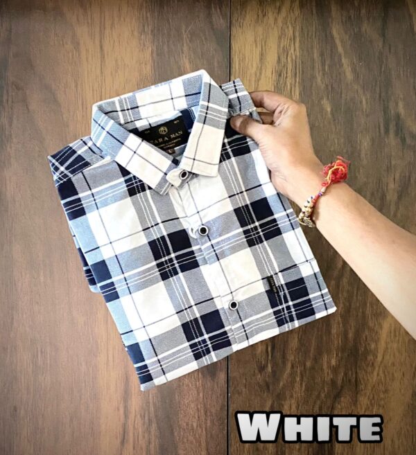 ZARA Premium Quality Full-Sleeve Check Shirts – Sophistication in Every Detail - Image 3