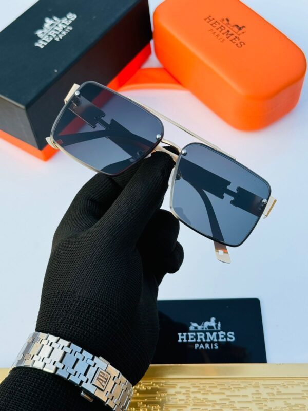 Hermès Paris Unisex Sunglasses – Premium Quality Frame & Timeless Design - Image 9