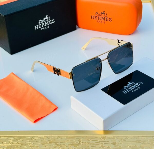 Hermès Paris Unisex Sunglasses – Premium Quality Frame & Timeless Design - Image 6