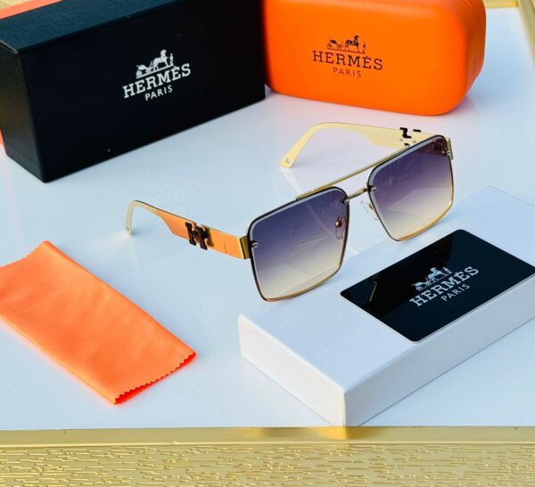 Hermès Paris Unisex Sunglasses – Premium Quality Frame & Timeless Design - Image 5