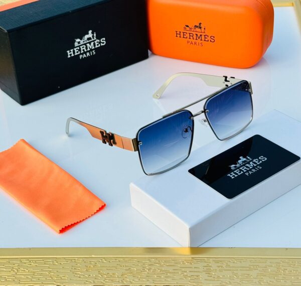 Hermès Paris Unisex Sunglasses – Premium Quality Frame & Timeless Design - Image 4