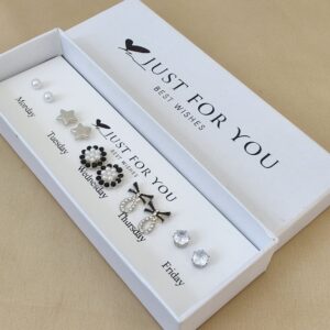 Premium Designer Earrings Combo Set for Women & Girls – Pack of 5 Stylish & Trendy Earrings (Party & Daily Wear)