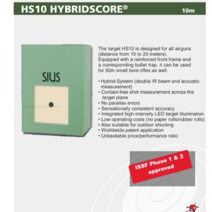 HS10 HybridScore Electronic Target – Smart Shooting Practice Made Easy