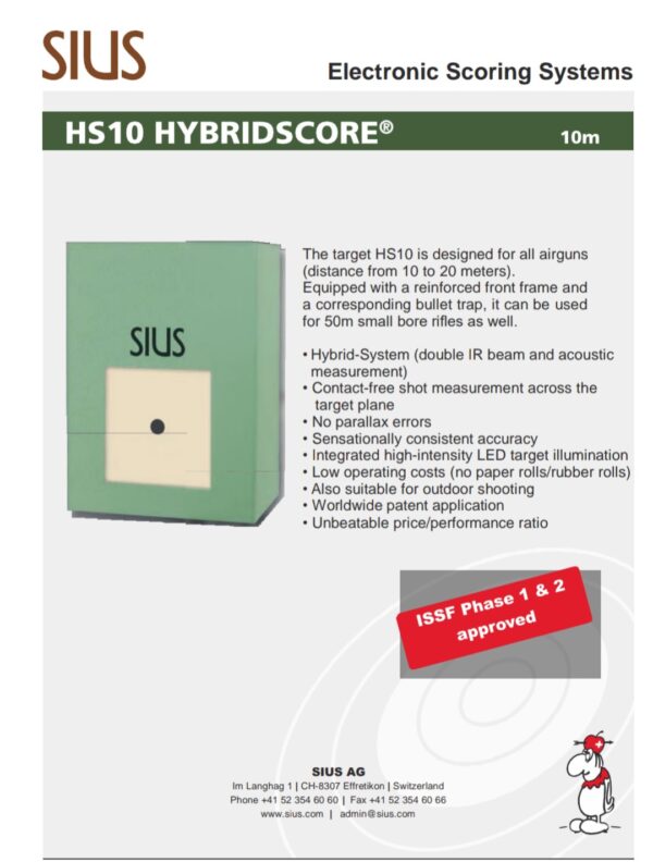 HS10 HybridScore Electronic Target – Smart Shooting Practice Made Easy